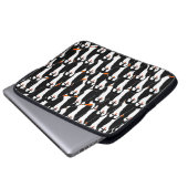 Niedliche Pinguinpilze Laptopschutzhülle (Vorne Knopf)