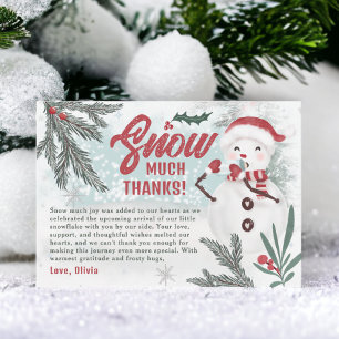 Niedliche Pinienbällchendusche Dankeskarte