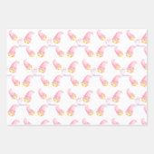 Niedliche Pink Baby Duschgel Geschenkpapier Set (Vorderseite 2)