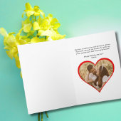 Niedliche Pink Cherries & Heart Foto, romantischer Karte