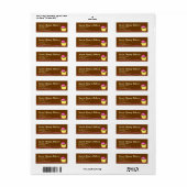 Niedliche Pink Cupcake Bakery Labels (Vorne)