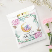 Niedliche Pink Dragon und Peony Girl Babydusche Geschenktütchen (Versiegelt)