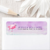 Niedliche Pink Flamingo Aquarelle Illustration (Insitu)