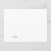 Niedliche Pink Floral Bingo Baby Duschkarte Einladungspostkarte (Rückseite)