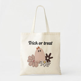 Niedliche Pink Ghost Halloween Leckerei Tote Tasch Tragetasche