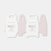 Niedliche Pink Girl Clothesline Kinderdusche Geschenkschachtel (Ungefaltet)