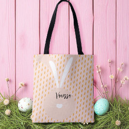 Niedliche Pink Green Happy Osterkarotten und sonni Tasche