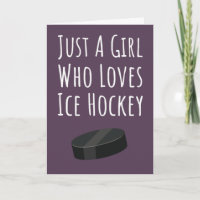 Niedliche Pink Ice Hockey Cards für Mädchen für Ki