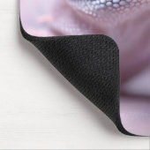 Niedliche Pink-Lizard mit Big Blue Eyes Mousepad (Ecke)