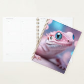 Niedliche Pink-Lizard mit Big Blue Eyes Planer (Anzeige)