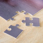Niedliche Pink-Lizard mit Big Blue Eyes Puzzle (Seite)