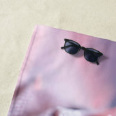 Niedliche Pink-Lizard mit Big Blue Eyes Strandtuch (Beispiel)