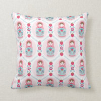 Niedliche Pink-Matryoshka-Puppe