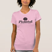 Niedliche Pink-Pckleball-Schlampe für Frauen in Sh T-Shirt (Vorderseite)