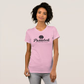 Niedliche Pink-Pckleball-Schlampe für Frauen in Sh T-Shirt (Vorne ganz)