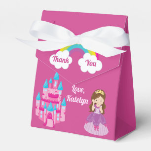 Niedliche Pink Princess Geburtstagspartei Geschenkschachtel