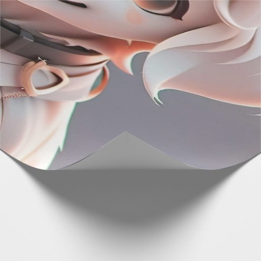 Niedliche Pink Retriever Puppy Gift Wrap Kindergeb Geschenkpapier (Ecke)