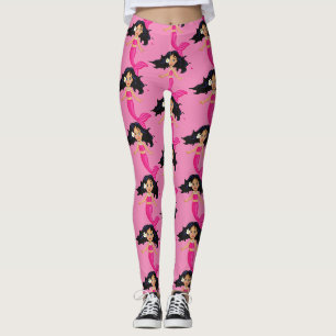 Niedliche Pink-Schwänze-Mermaid Thunder_Cove Leggings