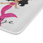 Niedliche Pink-Schwänze-Mermaid Thunder_Cove Schneidebrett (Ecke)