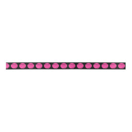 Niedliche Pink Softball Dekorative Girls' Geschenk Satinband