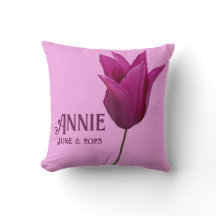 Niedliche Pink Tulpe Annie Name individualisierbar