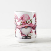 NIEDLICHE PINK & WHITE VALENTINE DAGNOMES KAFFEETASSE (Mittel)