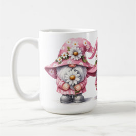 NIEDLICHE PINK & WHITE VALENTINE DAGNOMES KAFFEETASSE