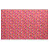 Niedliche pinkfarbene KatzenAquarellbilder Stoff (Yard (91,4 cm))