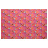 Niedliche pinkfarbene KatzenAquarellbilder Stoff (Fat Quarter (45,7 x 55,9 cm))