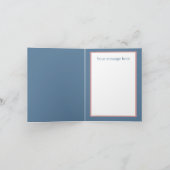 Niedliche Pinkschwesternschwester tragen den Bären Karte (Innenseite)