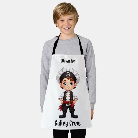 Niedliche Pirate Galley Crew personalisieren Schürze (Getragen)