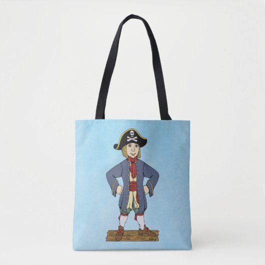 Niedliche Pirate Lad Tote Bag Tasche (Vorderseite)