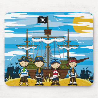 Niedliche Piraten Mousepad