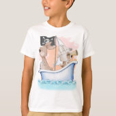Niedliche Piraten T-Shirt (Vorderseite)