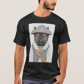 Niedliche Piratenkatze Skull 4 T-Shirt (Vorderseite)