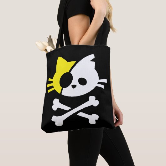 Niedliche Piratenkatze Tasche (Von Nahem)