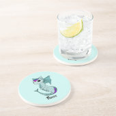 Niedliche Pisces Dragon Untersetzer (Seite)