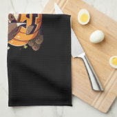 Niedliche Pistenfamilie Wichtiger T - Shirt Geschirrtuch (Viertel Falte)