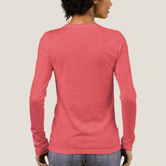 Niedliche Pit Bull Blank Tri-Blend Shirt (Rückseite)