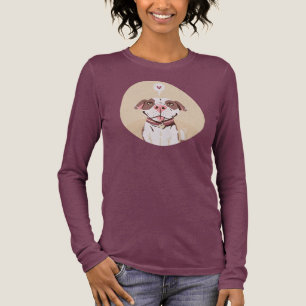 Niedliche Pit Bull Blank Tri-Blend Shirt