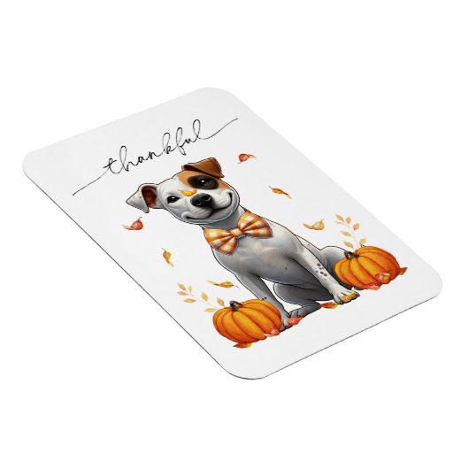 Niedliche Pit Bull Ernsthafte Fallpumpen Magnet (Rechte Seite)