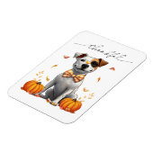 Niedliche Pit Bull Ernsthafte Fallpumpen Magnet (Linke Seite)