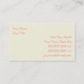 Niedliche Pixel Gezeichnet Bär Visitenkarte (Rückseite)