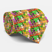 Niedliche Pixel-Kunst-Frucht u. Gemüse-Krawatte Krawatte (Gerollt)