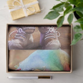 Niedliche Pixel-Pastellfarben-Papiere Seidenpapier (Geschenk)