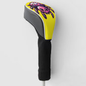 Niedliche Pixel Spiegelung Golf Headcover (angewinkelt)