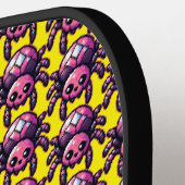 Niedliche Pixel Spiegelung Pickleball Schläger (Linke Seite)