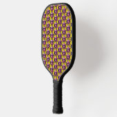 Niedliche Pixel Spiegelung Pickleball Schläger (Links)
