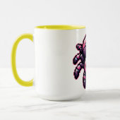 Niedliche Pixel Spiegelung Tasse (Links)