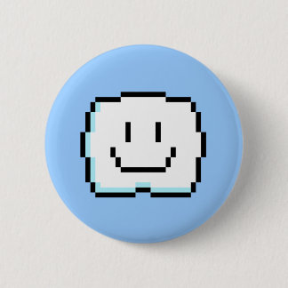 Niedliche Pixel-Wolke Button